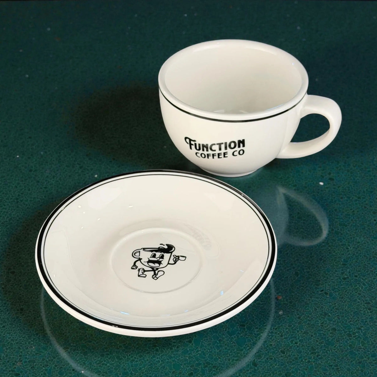 The Signature Function Coffee Co Mug and Saucer Set